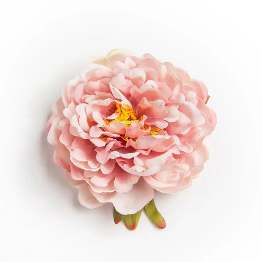Pink big peony headwear artificial flowers for wedding decoration
