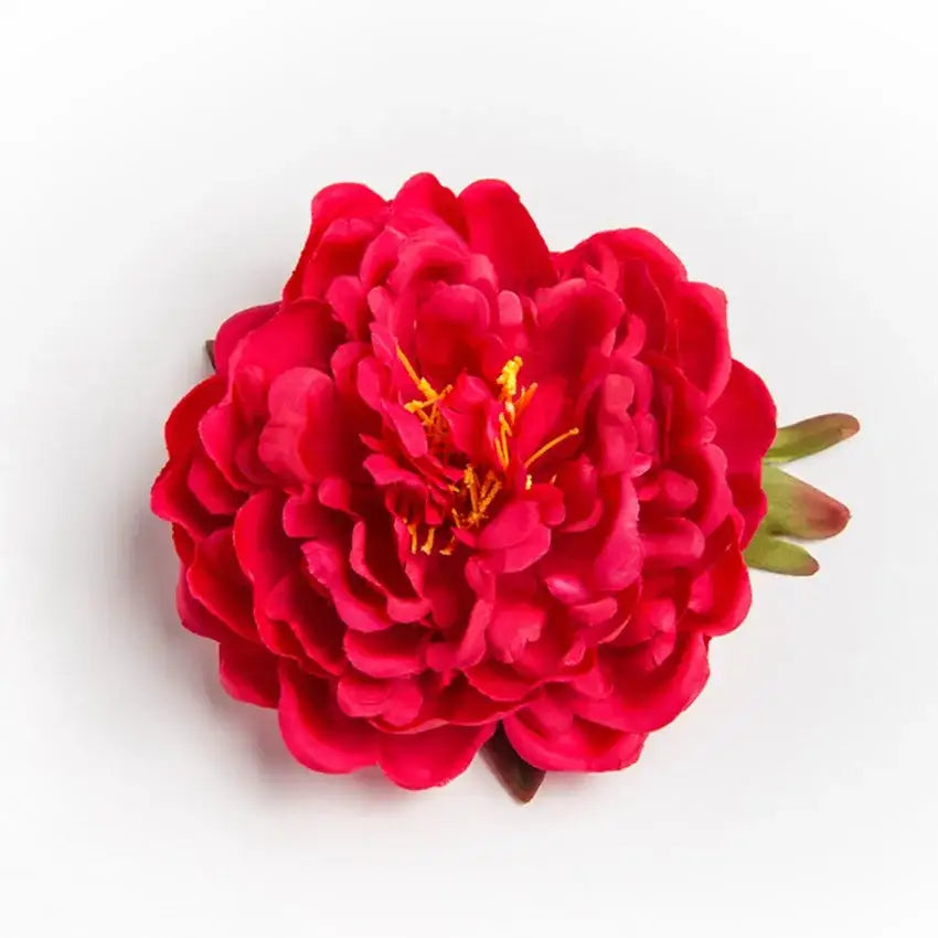 Pink big peony headwear artificial flowers for wedding decoration