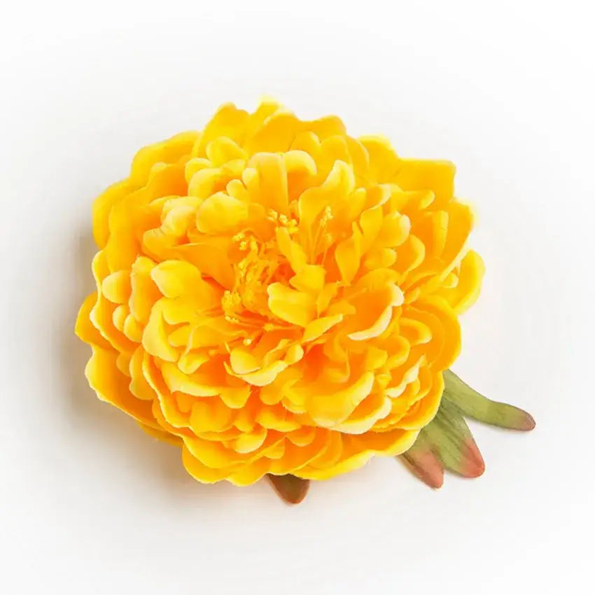 Pink big peony headwear artificial flowers for wedding decoration