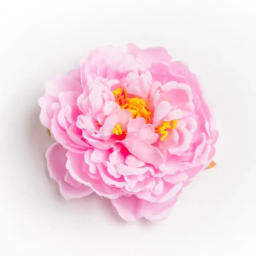 Pink big peony headwear artificial flowers for wedding decoration
