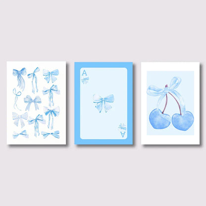 DecorBites™ Pink Bows Wall Art Set - 3 Pieces