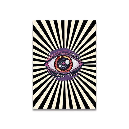 DecorBites™ Pink Cartoon Print Canvas Wall Art
