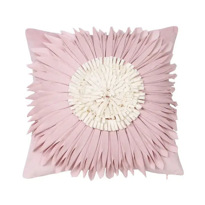 Pink daisy sunflower plush pillowcase bedroom floral cushion cover