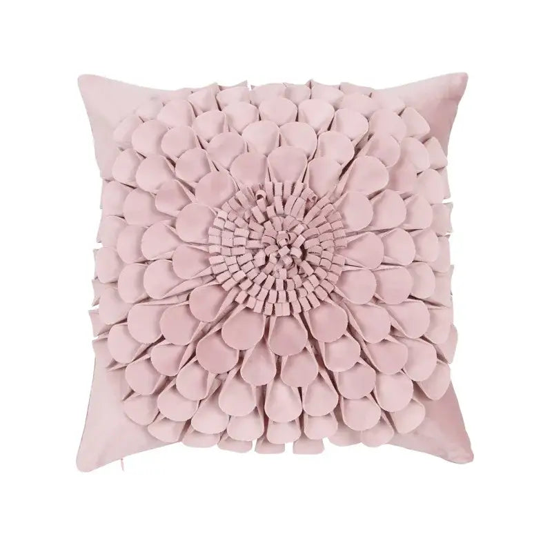 Pink daisy sunflower plush pillowcase bedroom floral cushion cover