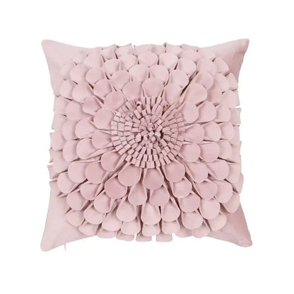 Pink daisy sunflower plush pillowcase bedroom floral cushion cover
