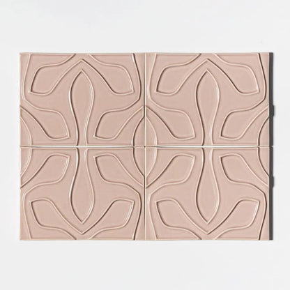 Tioma Violet Plum Glossy Ceramic Accent Tiles 6x8