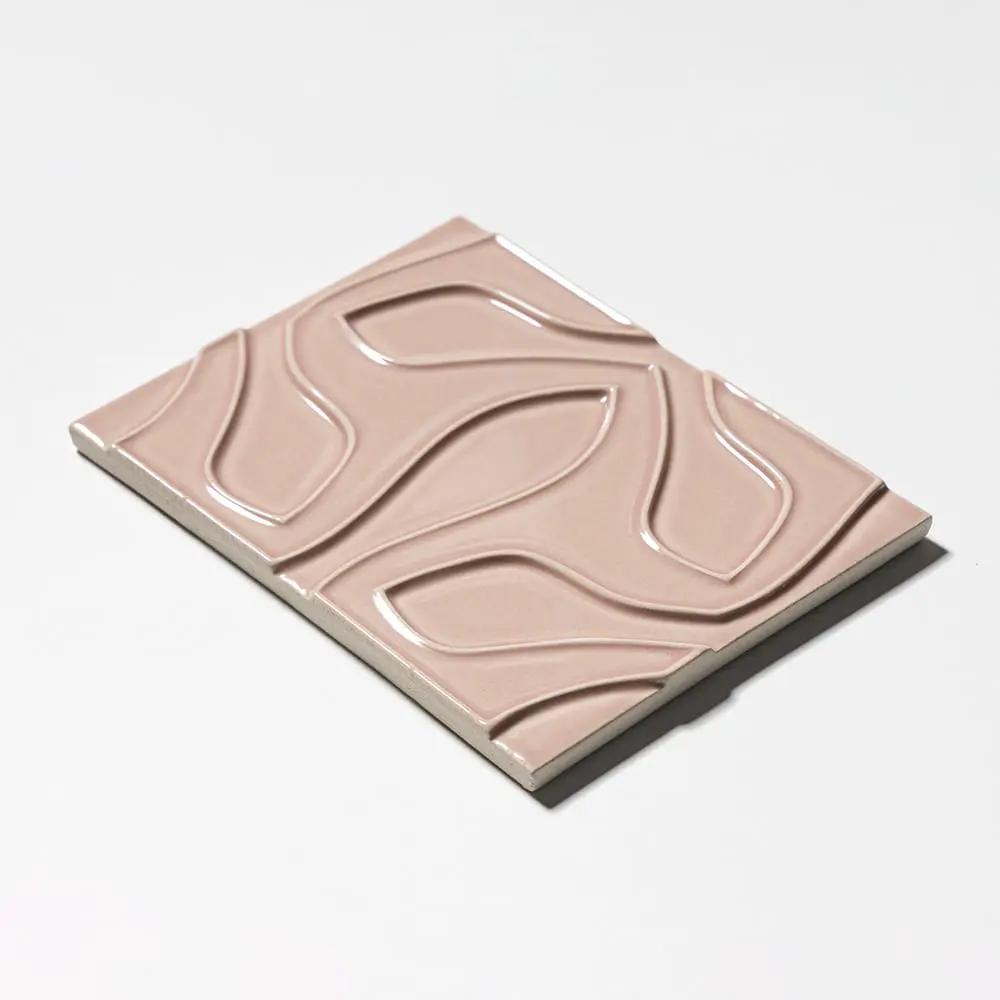 Tioma Violet Plum Glossy Ceramic Accent Tiles 6x8