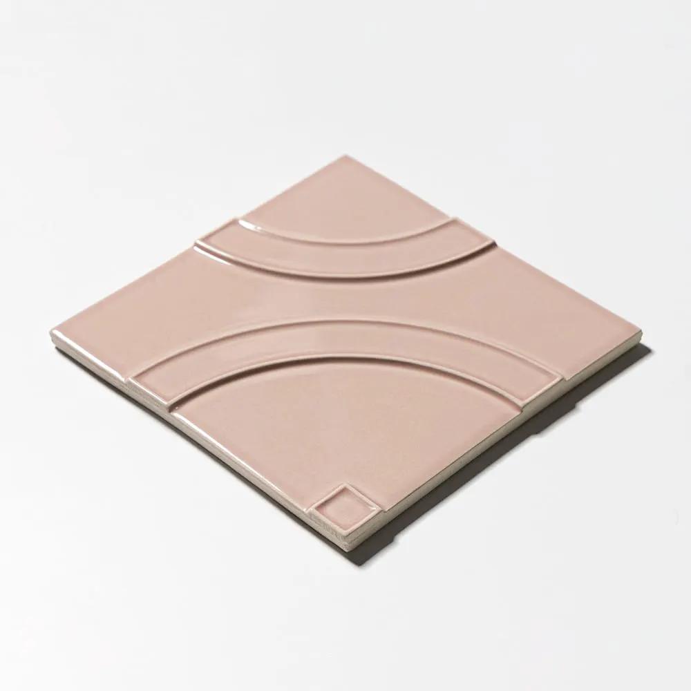 Manukie Violet Plum Glossy Ceramic Accent Tiles 8x8