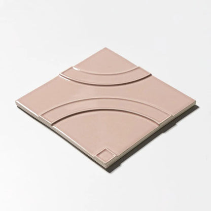Manukie Violet Plum Glossy Ceramic Accent Tiles 8x8