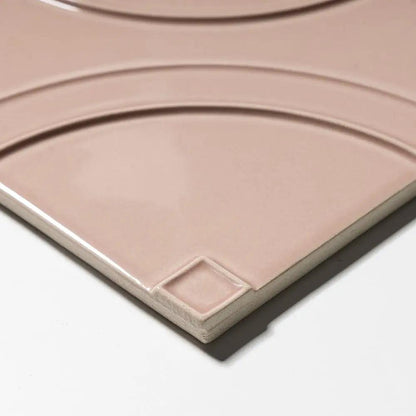 Manukie Violet Plum Glossy Ceramic Accent Tiles 8x8