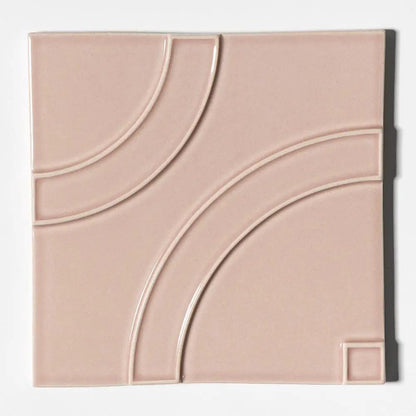 Manukie Violet Plum Glossy Ceramic Accent Tiles 8x8