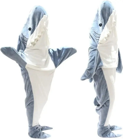 Pink plush cozy shark blanket bedroom sleeping bag onesie