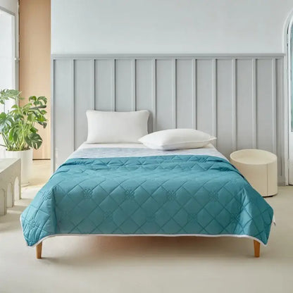 Pink quilted cool summer blanket bedroom cooling comforter