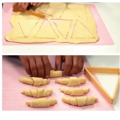Pink silicone croissant maker machine kitchen pastry tools