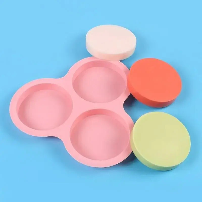 Pink silicone egg mold pancake shaper kitchen muffin pan