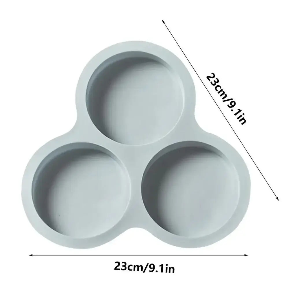 Pink silicone egg mold pancake shaper kitchen muffin pan