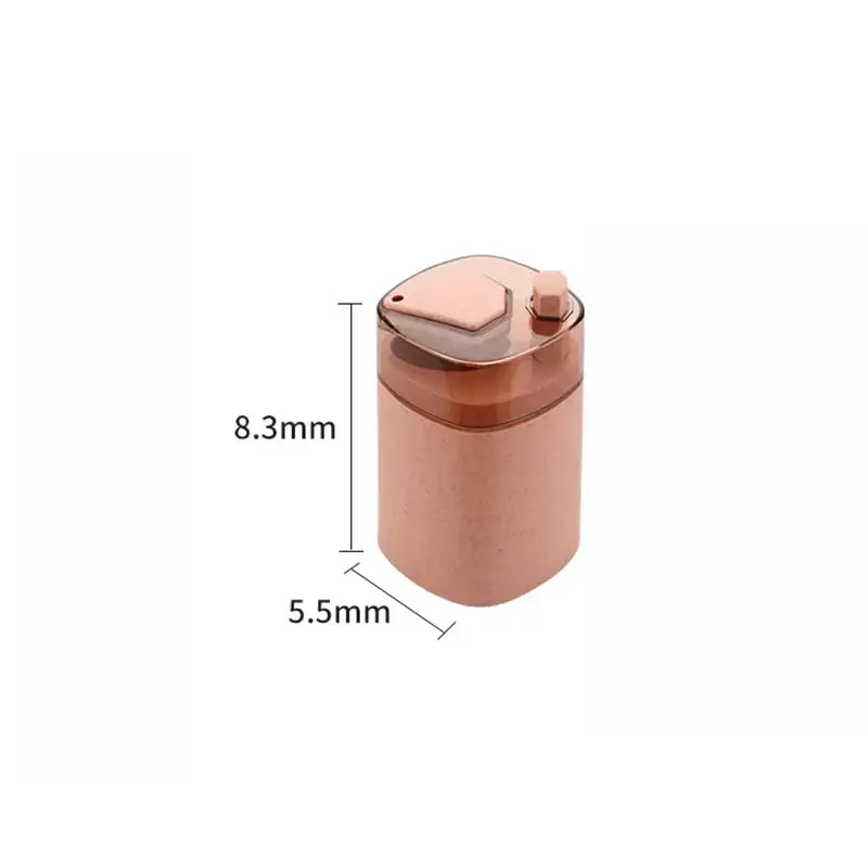 Pink & translucent automatic toothpick dispenser holder kitchen storage