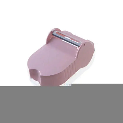 Pink translucent carrot snail peeler kitchen vegetable tool