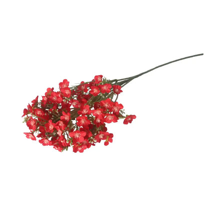 Pink & white artificial flowers baby’s breath wedding bouquet
