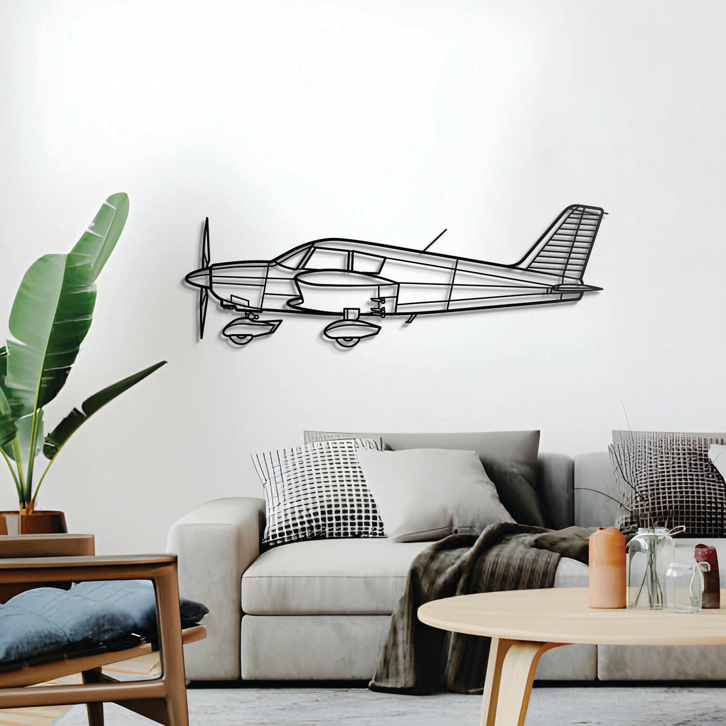 Cherokee PA-28-140 Metal Aircraft Wall Art - NCP0046