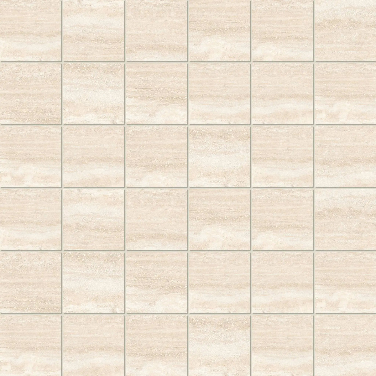 Pisa Beige Mosaic A Travertine Look Porcelain Mosaics 12x12