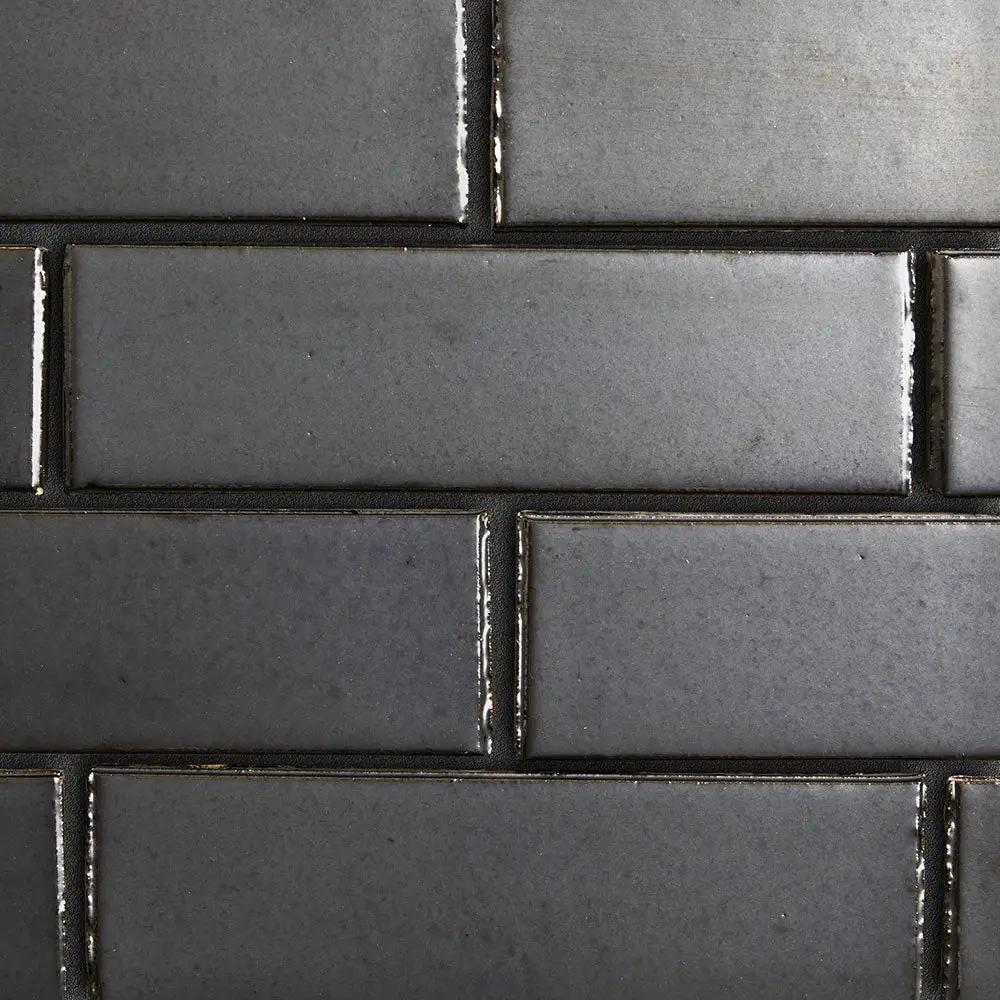 Platino Matte Glazed Terracotta Tiles 2 1/8x7 1/2