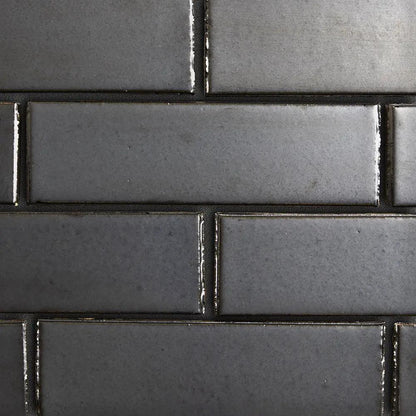 Platino Matte Glazed Terracotta Tiles 2 1/8x7 1/2