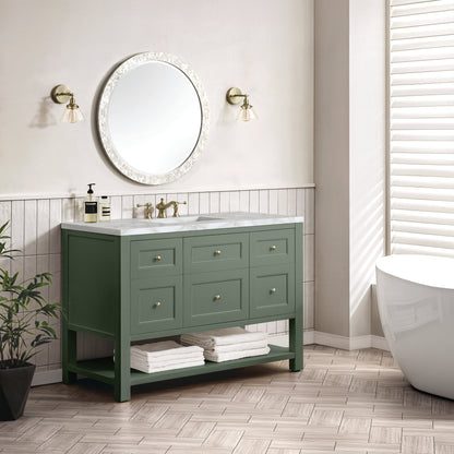 James Martin Breckenridge 48" Single Bathroom Vanity, Smokey Celadon