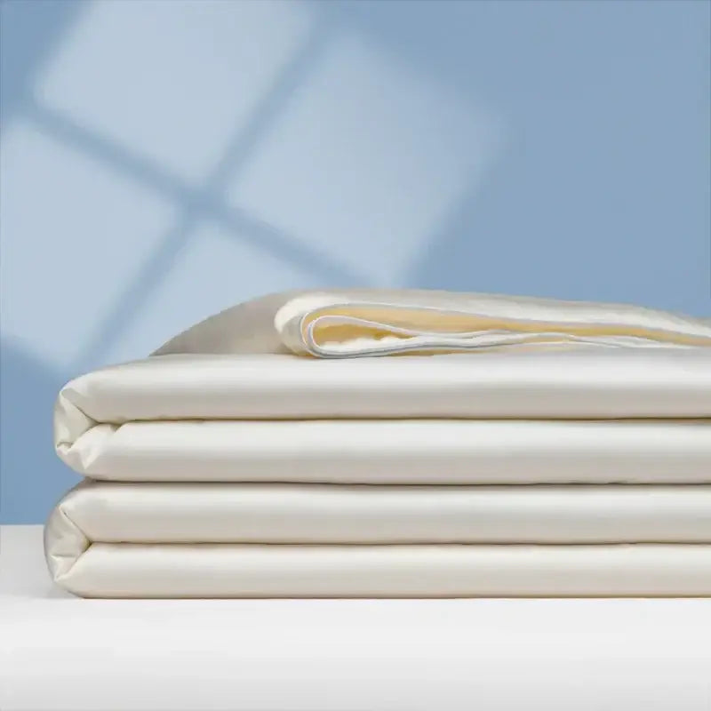Plush cream cooling comforter silky soft bedroom quilt