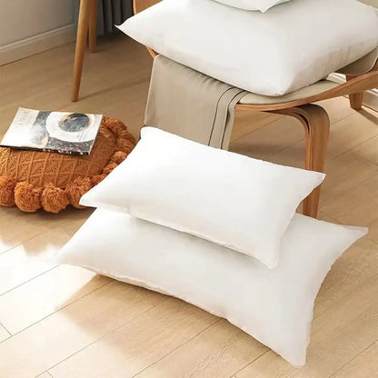 Plush white cotton-padded pillow core living room cushion insert