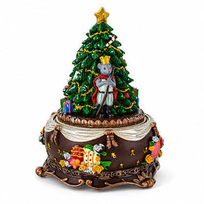Nutcracker and Ballerina Wind-Up Christmas Musical Figurine