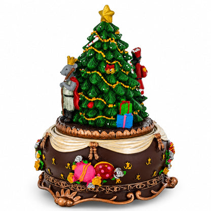 Nutcracker and Ballerina Wind-Up Christmas Musical Figurine