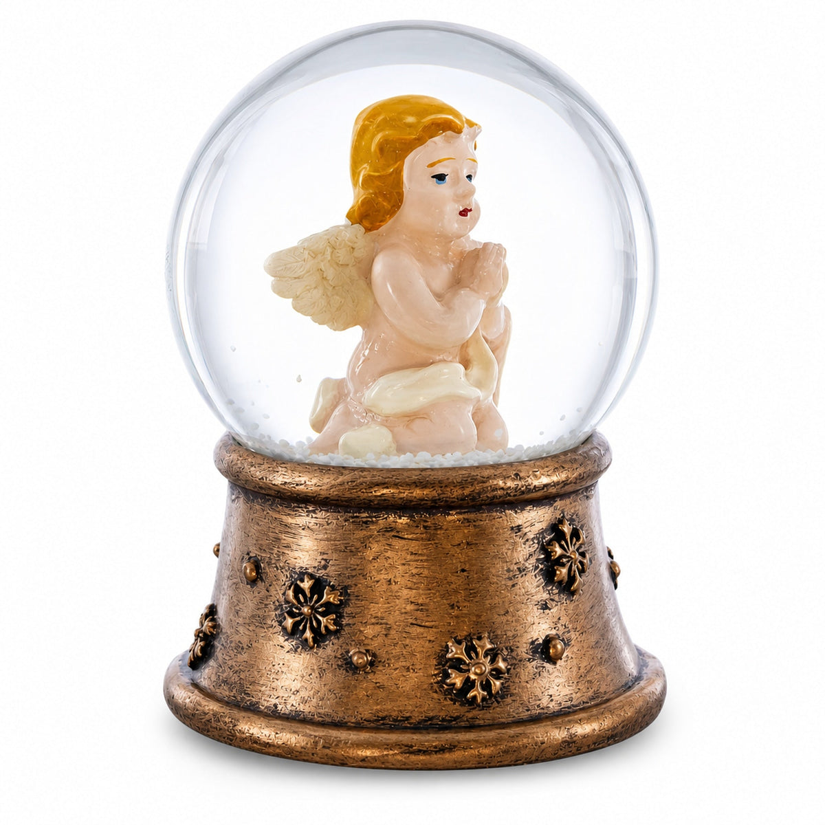 Golden Angel Mini Water Snow Globe