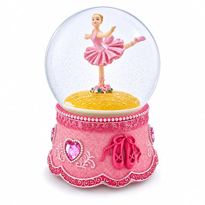 Ballerina in Spin Musical Water Snow Globe