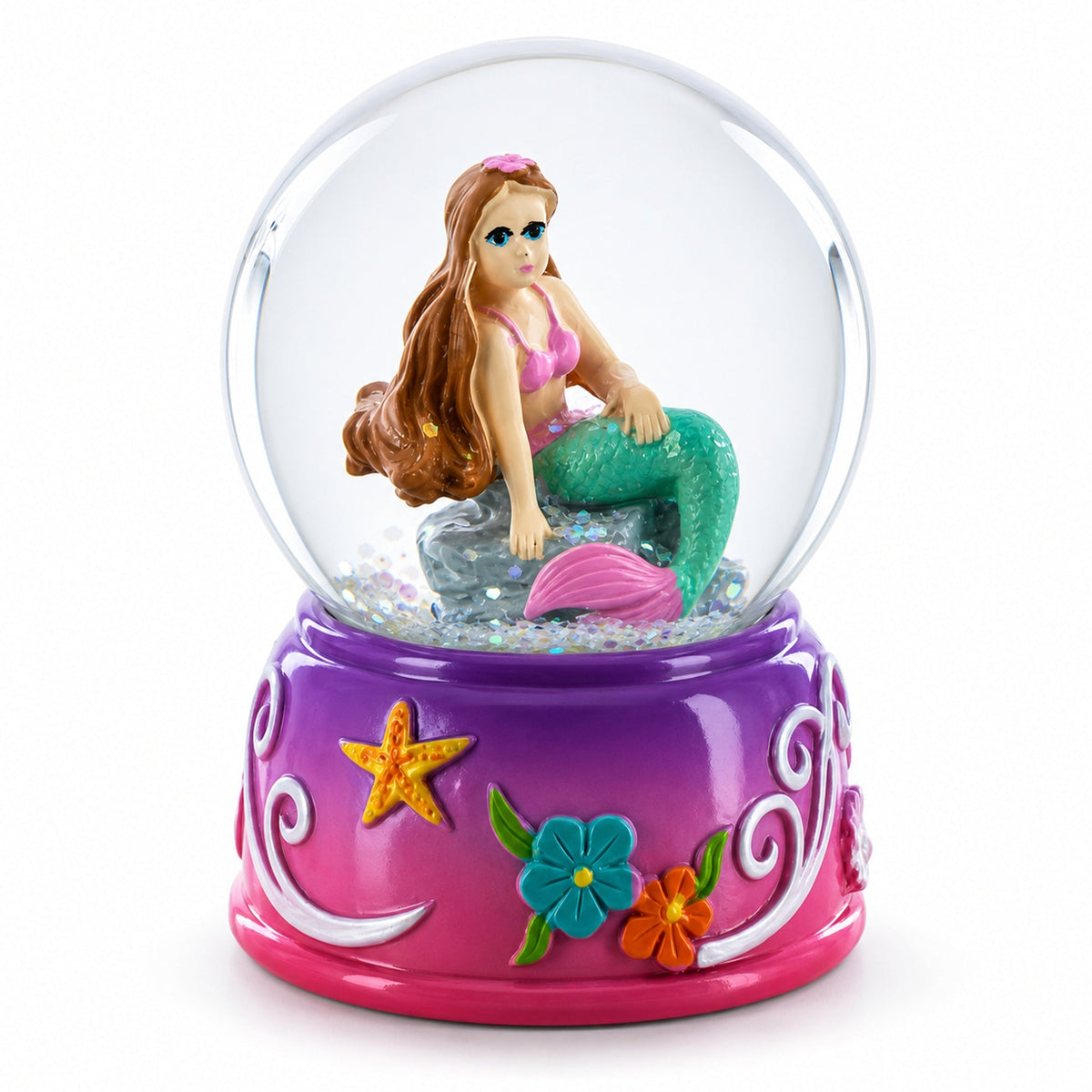 Enchanting Mermaid Oasis Miniature Water Globe