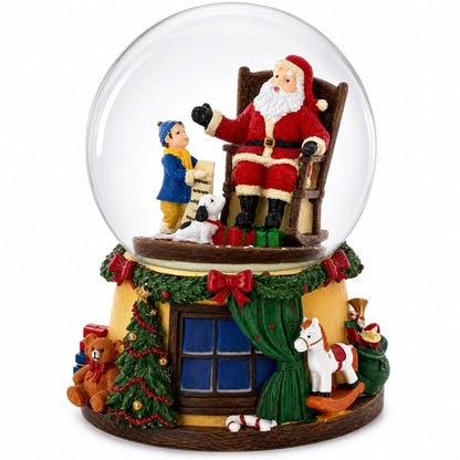 Gift List for Santa Musical Water Snow Globe