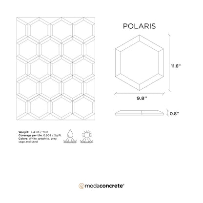 POLARIS Concrete Wall Tile