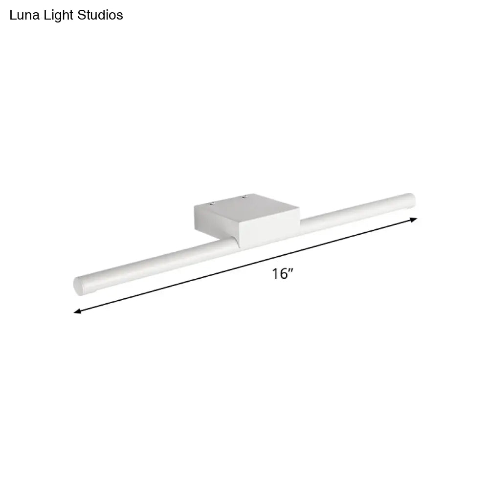 DecorBites™ Pole Vanity Lighting: Modern LED Wall Mount Light in Warm/White, Multiple Length Options