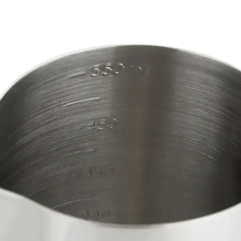 Polished stainless steel frothing cup kitchen latte art pitcher