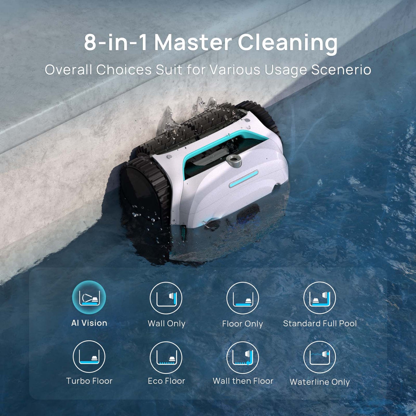 (2026 New) C2 Vision Cordless Robotic Pool Cleaner