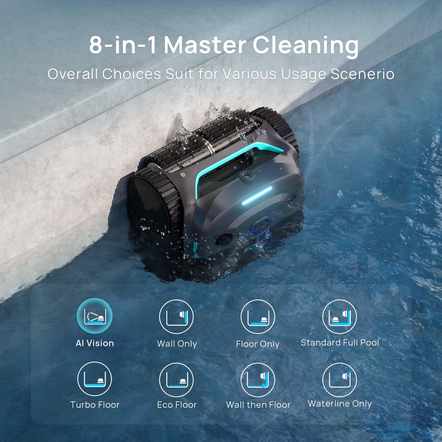(2026 New) C2 Vision Cordless Robotic Pool Cleaner
