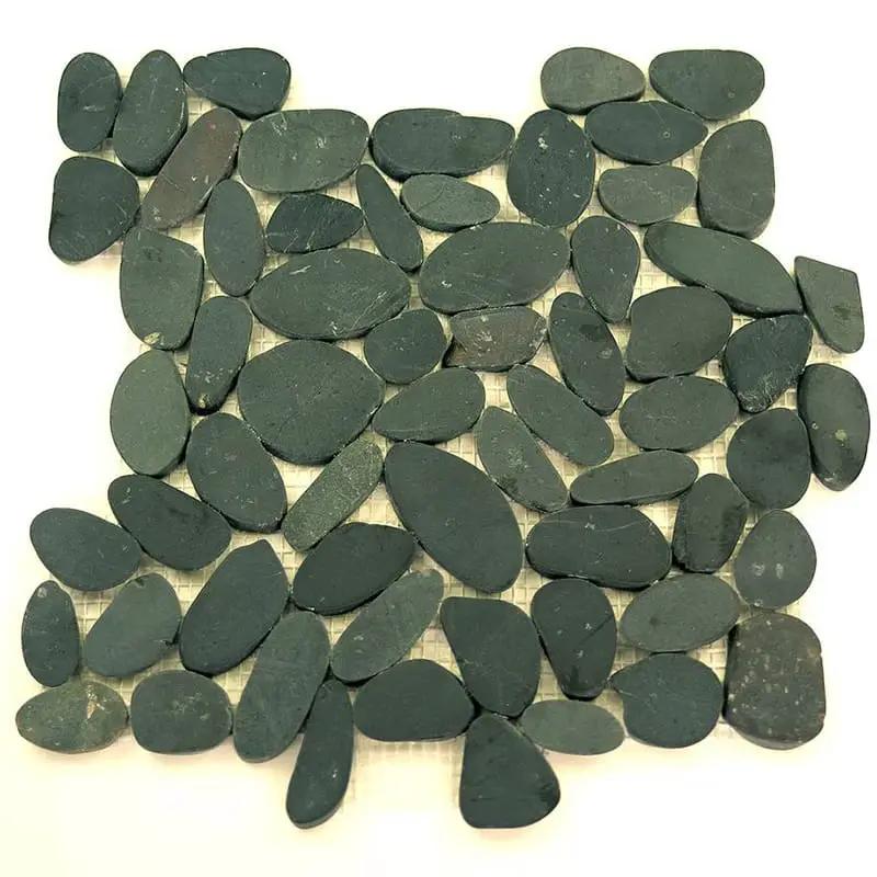 Poppy Seed Natural Pebble Mosaics 12x12