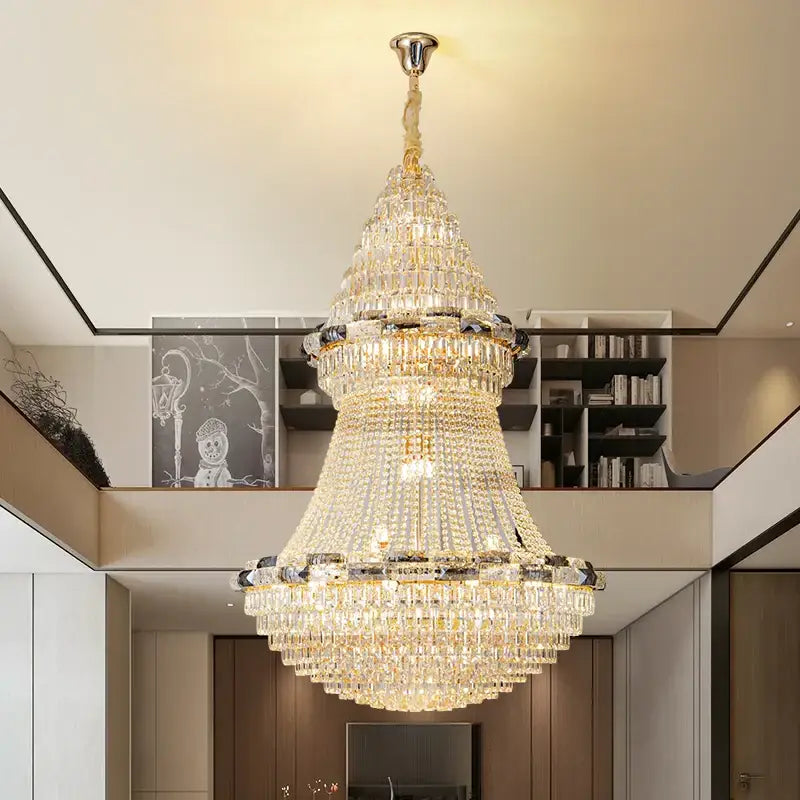 Post-modern luxury crystal chandelier living room light
