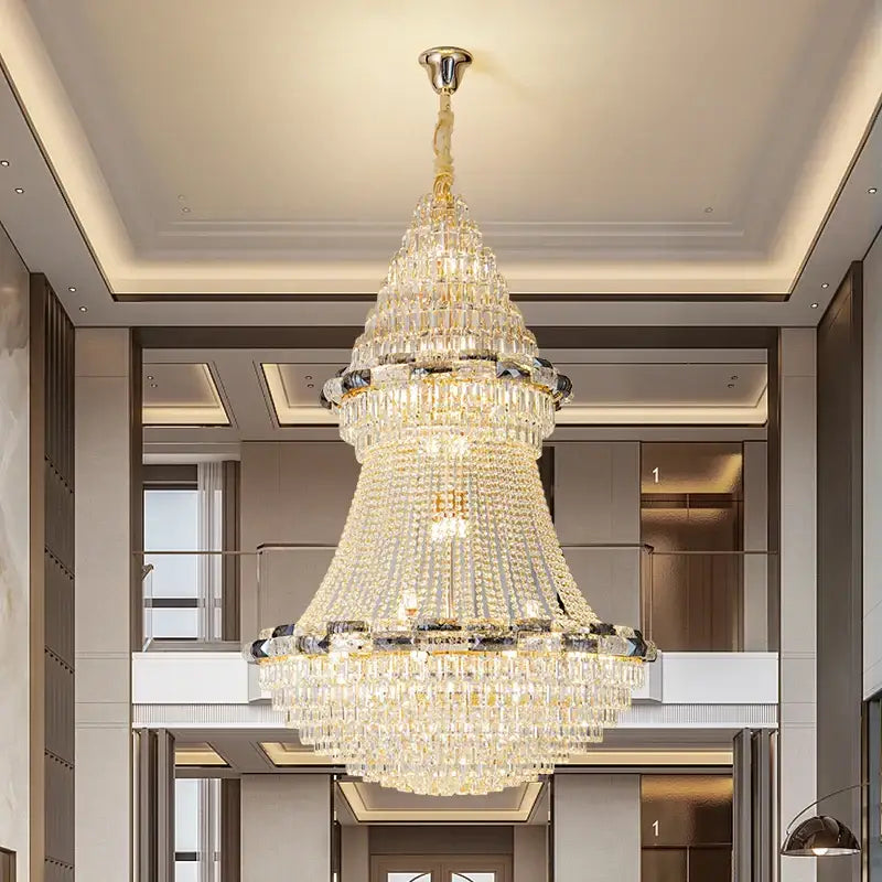 Post-modern luxury crystal chandelier living room light