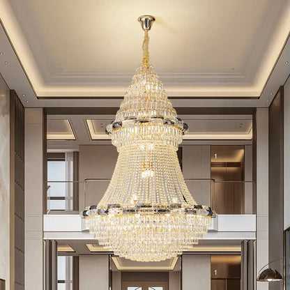 Post-modern luxury crystal chandelier living room light