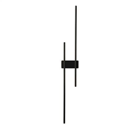 Postmodern black copper wall lamp for minimalist bedroom lighting