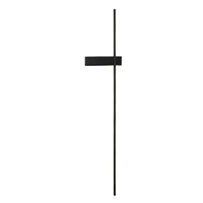 Postmodern black copper wall lamp for minimalist bedroom lighting