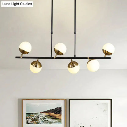 Postmodern black & gold island ceiling light kitchen pendant