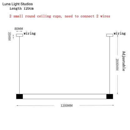 DecorBites™ Postmodern Lights Luxury Restaurant LED Lamp Nordic Minimalist Designer Study Cafe Bar Island Creative Art Long Glass Chandelier