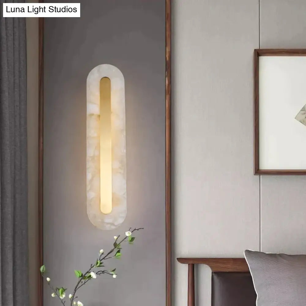 DecorBites™ Postmodern Luxury Copper Marble Wall Lamp in Gold shade For Living Room Restaurant Bedroom Indoor Wall Lamp